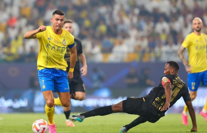 Ronaldo Gagal Bersinar, Laporte Selamatkan Al Nassr dari Kekalahan Kontra Al Taawoun