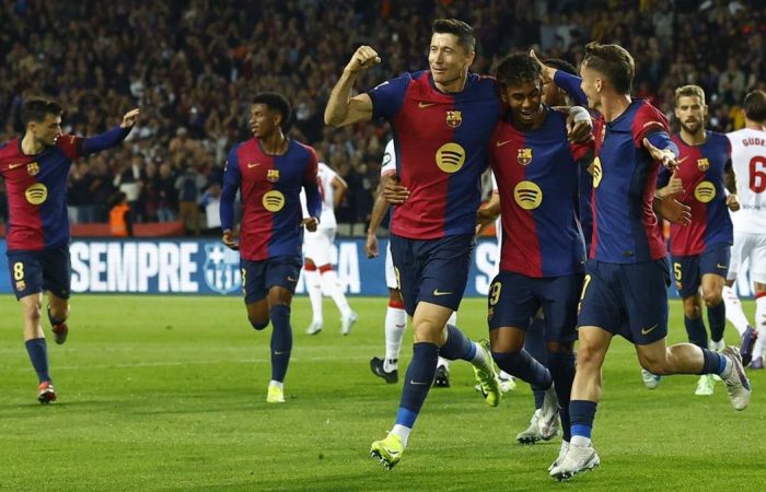 Barcelona Cetak Comeback Spektakuler, Menang 5-4 atas Sevilla Setelah Tertinggal 2-4